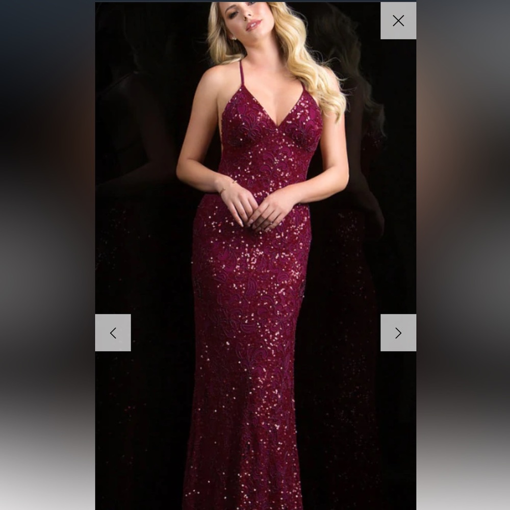 Scala 47542 Prom Dress in Port
